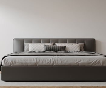 Modern Double Bed-ID:710680013