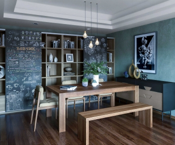 Nordic Style Dining Room-ID:353312975