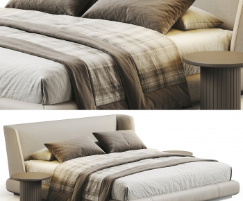 Modern Double Bed-ID:877083062