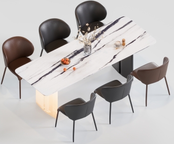 Modern Dining Table And Chairs-ID:796538115