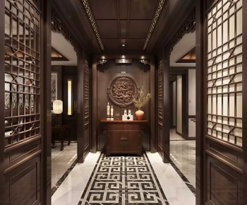 Chinese Style Hallway-ID:133420946