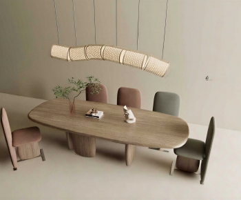 Modern Dining Table And Chairs-ID:494216921