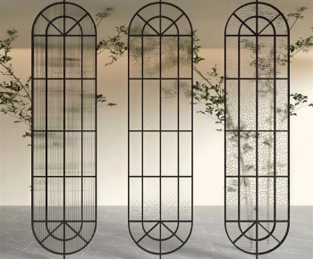 Modern Glass Screen Partition-ID:883343947