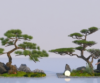 New Chinese Style Plant Landscaping-ID:203690597