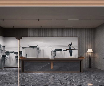 New Chinese Style Lobby Hall-ID:250353109