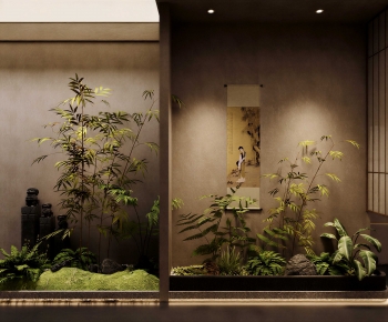 New Chinese Style Plant Landscaping-ID:892657042