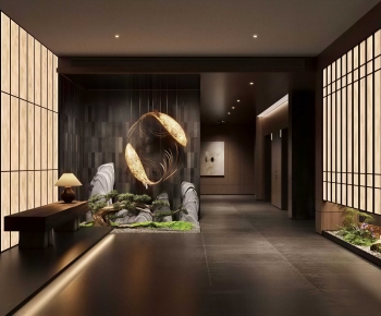 New Chinese Style Hallway-ID:794187078