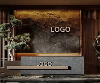 Modern Reception Desk-ID:979202032