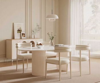 French Style Computer Desk And Chair-ID:109703066