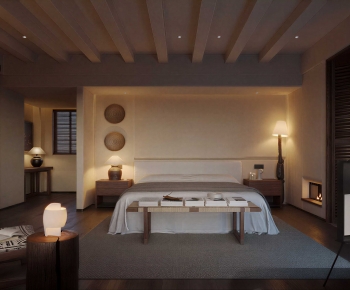 Japanese Style Bedroom-ID:918329959