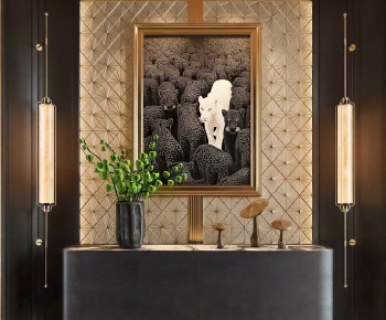 Modern Entrance Cabinet-ID:726476916