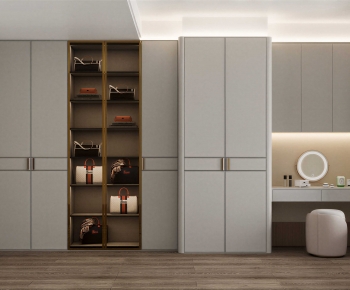 Modern Clothes Storage Area-ID:231395013