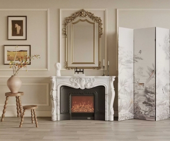 French Style Fireplace-ID:836936004