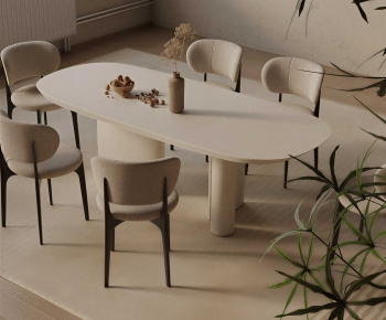 Modern Dining Table And Chairs-ID:566252957