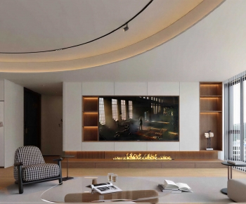 Modern A Living Room-ID:863061086