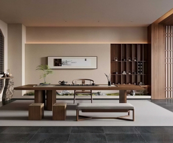 New Chinese Style Tea House-ID:940984015