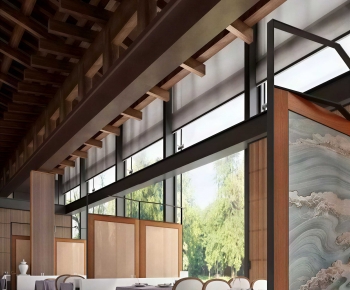 New Chinese Style Dining Room-ID:588190088