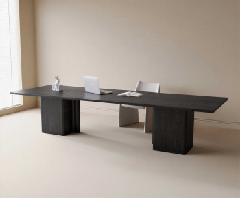 Modern Computer Desk And Chair-ID:788250087