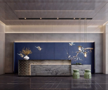 New Chinese Style Lobby Hall-ID:640741117