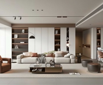 Modern A Living Room-ID:122584104