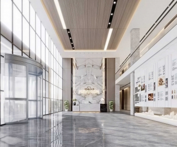 Modern Office Reception Desk-ID:113497023