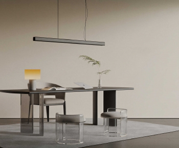 Modern Computer Desk And Chair-ID:173588998