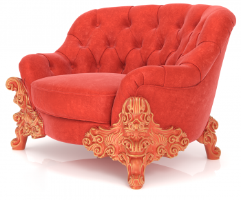 European Style Single Sofa-ID:775108103