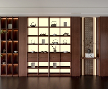 New Chinese Style Decorative Cabinet-ID:217236043