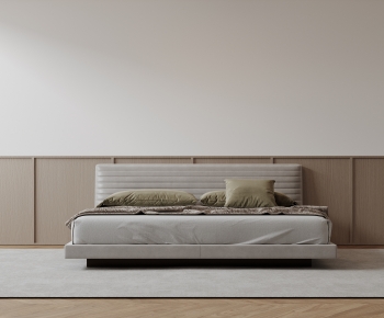 Modern Double Bed-ID:377429966