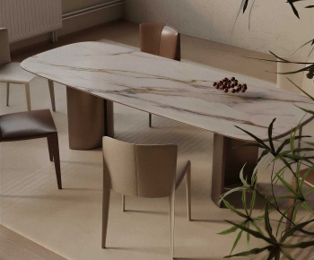 Modern Dining Table And Chairs-ID:742392066