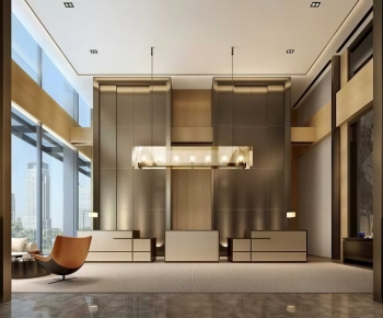 Modern Office Reception Desk-ID:439003948