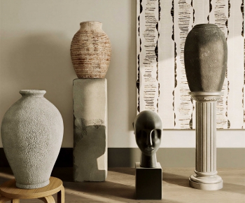 Wabi-sabi Style Clay Pot-ID:343884942