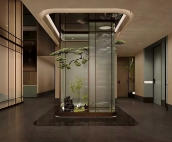 New Chinese Style Corridor-ID:969669846