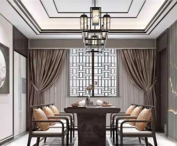 New Chinese Style Dining Room-ID:148220167