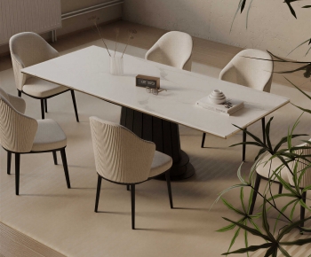 Modern Dining Table And Chairs-ID:263756045