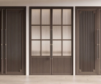 New Chinese Style Double Door-ID:516853095