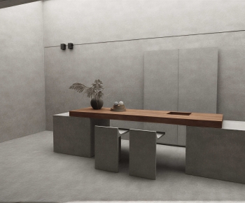 Wabi-sabi Style Tea Tables And Chairs-ID:879669213