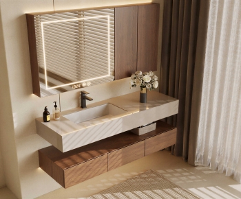 Modern Bathroom Cabinet-ID:211350984