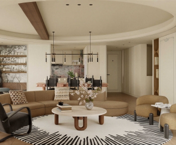 Modern A Living Room-ID:723306898