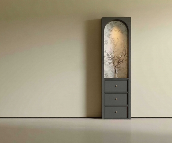 French Style Entrance Cabinet-ID:598783975