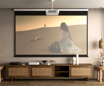 Wabi-sabi Style TV Cabinet-ID:762325059