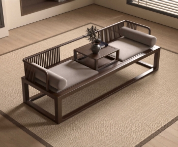 New Chinese Style Arhat Bed-ID:837837932