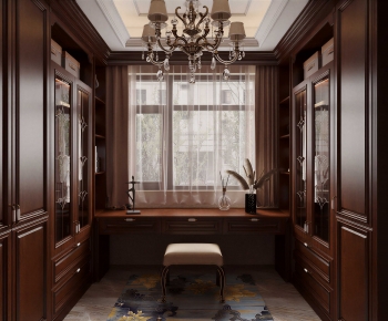 American Style Clothes Storage Area-ID:416764025