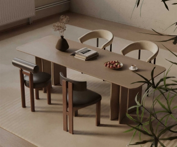 Modern Dining Table And Chairs-ID:317743061