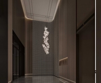 Modern Office Elevator Hall-ID:808420908