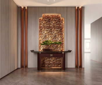 New Chinese Style Hallway-ID:194520005