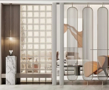 Modern Glass Screen Partition-ID:889847043