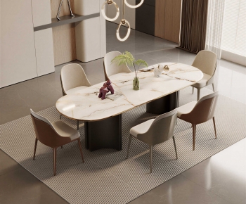 Modern Dining Table And Chairs-ID:545198985