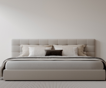 Modern Double Bed-ID:501857045