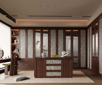 Modern Clothes Storage Area-ID:100810574